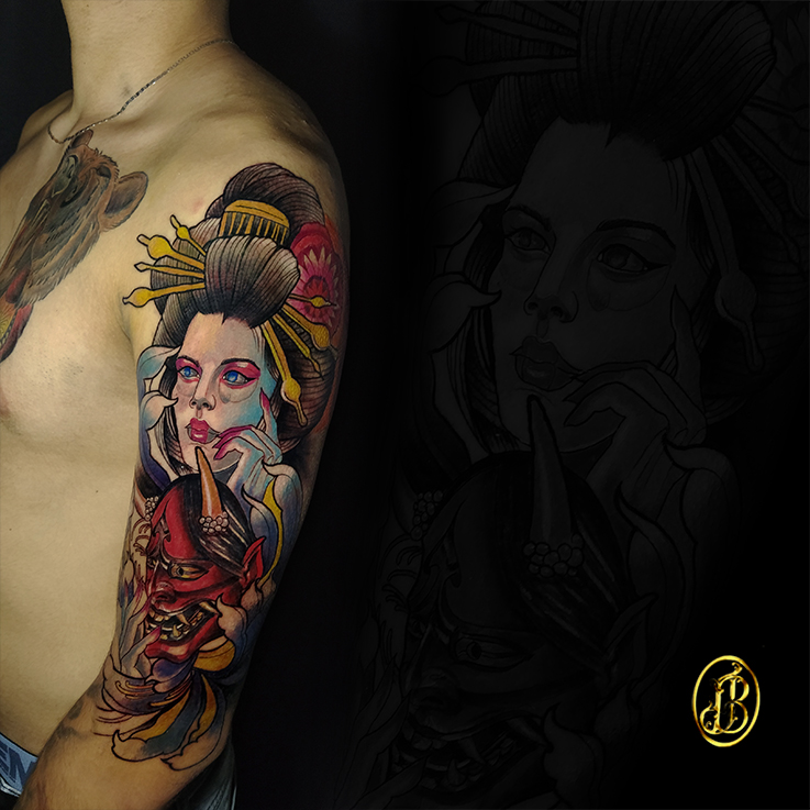 tatuaje-jaguark-neotradi-geisha-josuebeltran